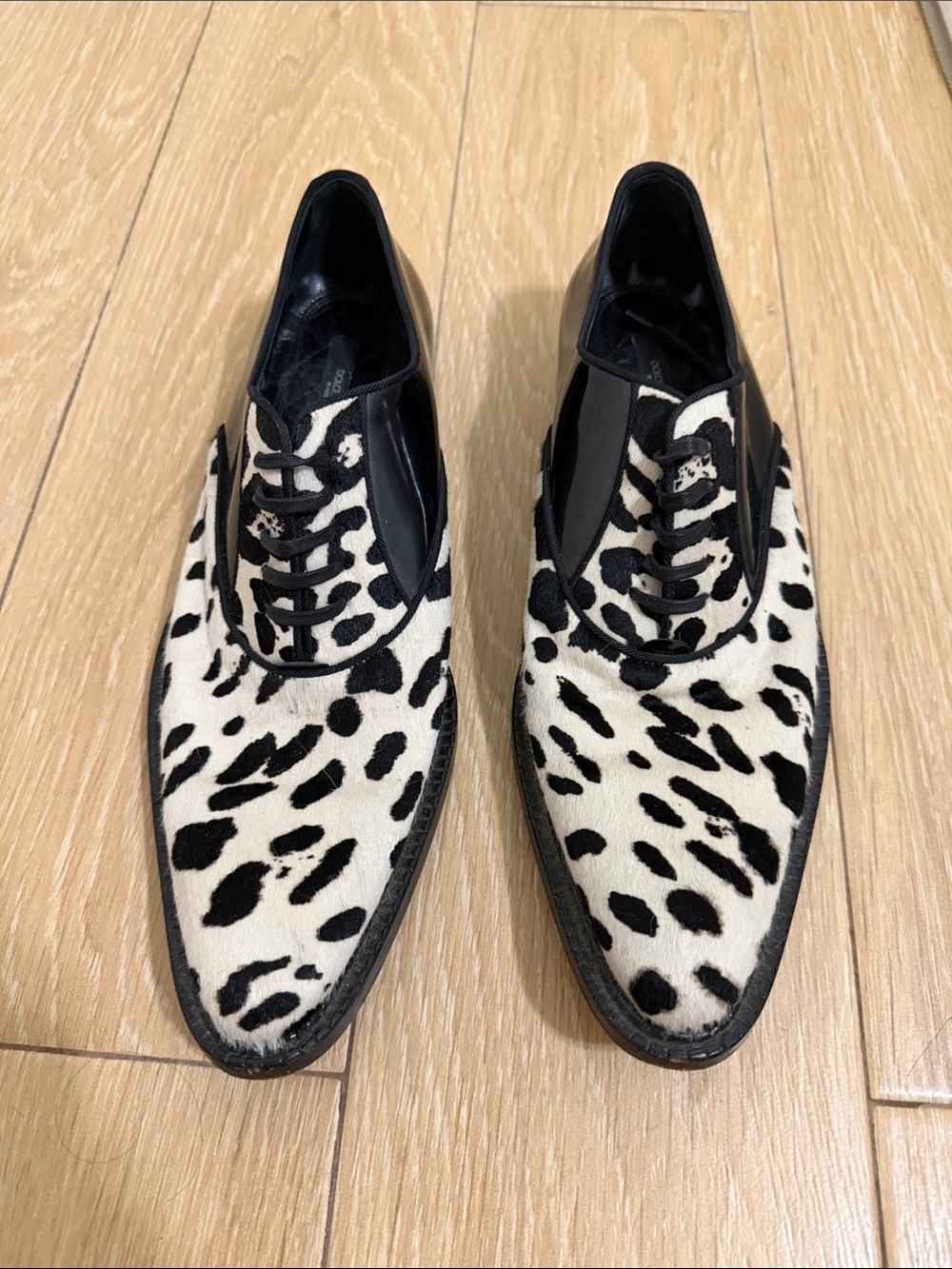 Dolce & Gabbana calf hair oxfords sz 39